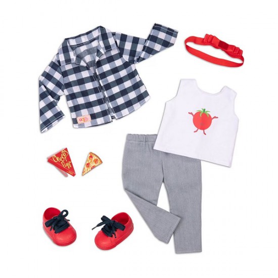Outfit Fan de la Pizza Our Generation