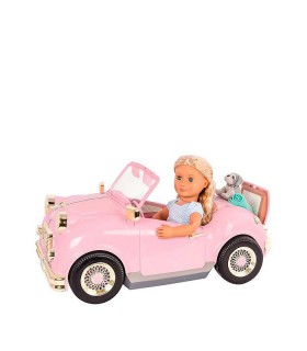 Auto Retro Rosa Our Generation