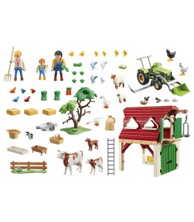 Playmobil Granja Con Cria De Animales