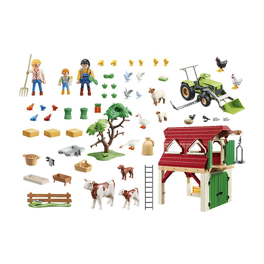 Playmobil Granja Con Cria De Animales