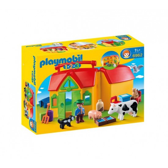 Playmobil 1 2 3 Granja Maletin
