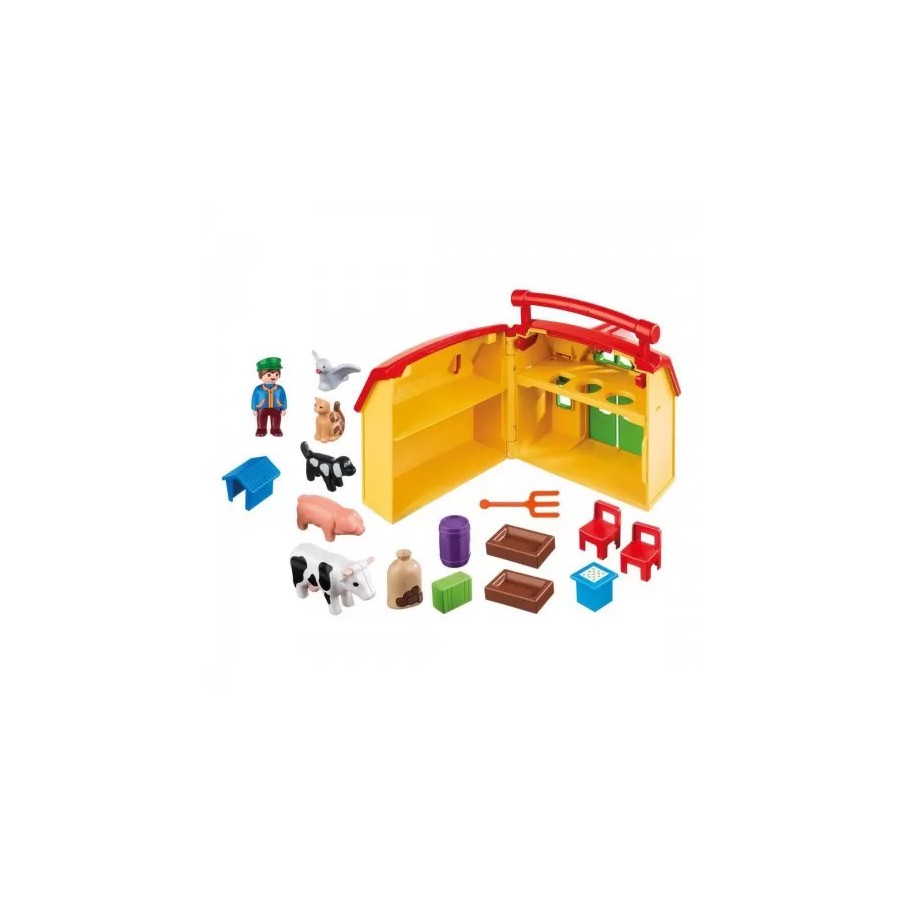 Playmobil 1 2 3 Granja Maletin
