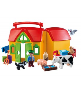 Playmobil 1 2 3 Granja Maletin