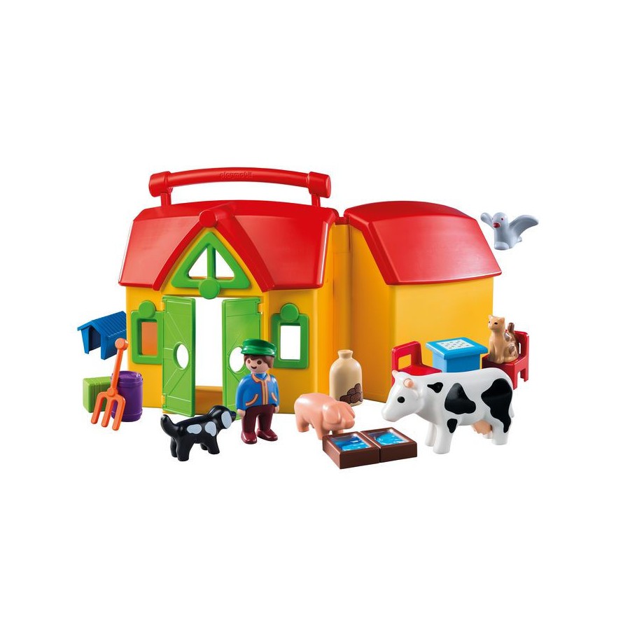Playmobil 1 2 3 Granja Maletin