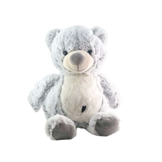 Peluche Térmico Animales Oso Gris Fur Buddies