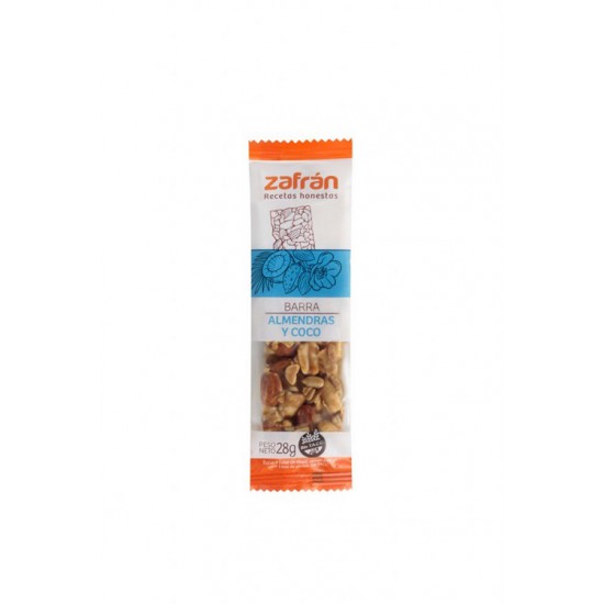 Barrita Zafran de Almendras y Coco sin TACC