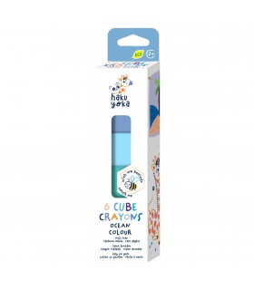 Crayones Cubo Ocean Colour Haku Yoka x 6