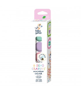Crayones Cuentas Macaroon Colour Haku Yoka x 6