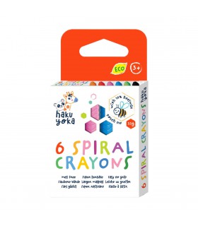 Crayones Spiral Haku Yoka x 6