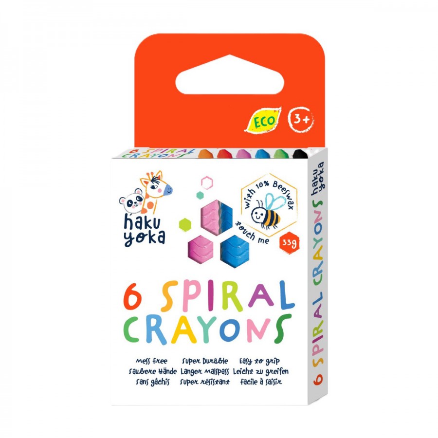 Crayones Spiral Haku Yoka x 6