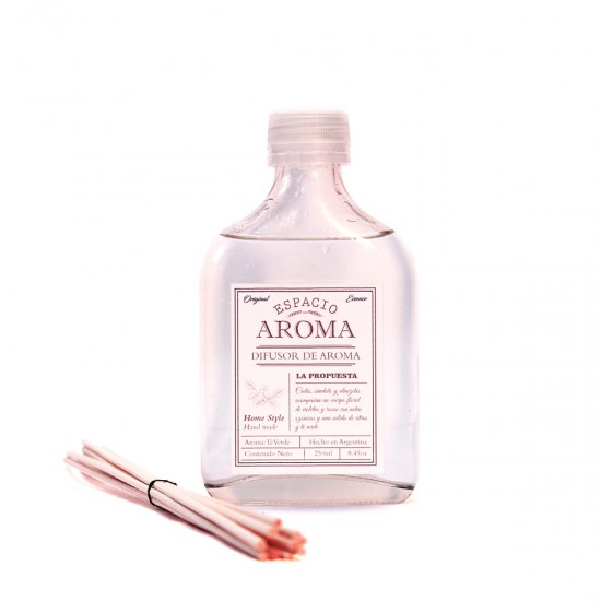 Difusor Ambiental 200 ml Línea Clásica Té Verde Espacio Aroma