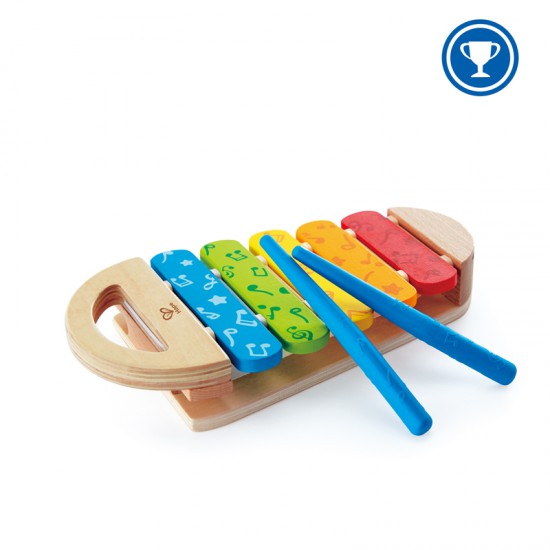 Xilofón ArcoIris Hape Instrumento Musical de Juguete