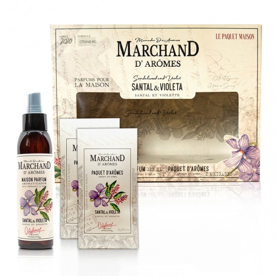 Le Paquet Maison Marchand D Aromes Santal y Violetas