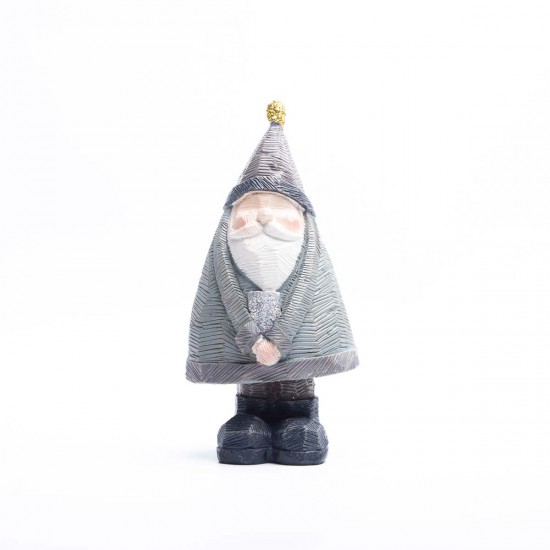 Adorno de Papá Noel con Regalo 18 cm Alparamis