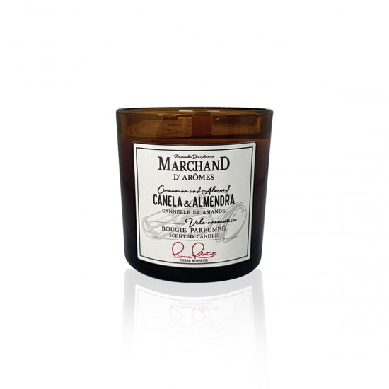 Vela Aromática Marchand D Aromes Canela y Almendra 220 g