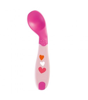Primera Cuchara Chicco 8m+ Rosa
