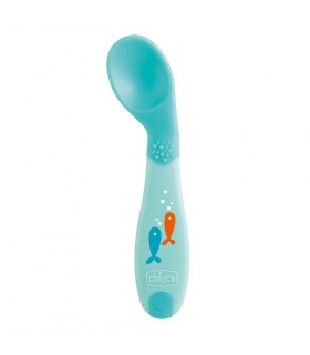 Primera Cuchara Chicco 8m+ Azul