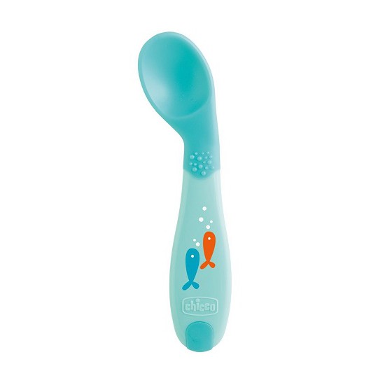 Primera Cuchara Chicco 8m+ Azul