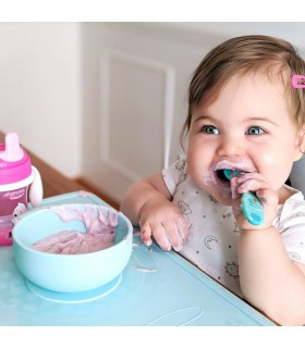 Primera Cuchara Chicco 8m+ Azul