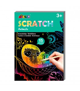 Mini Scratch Book Animales Avenir