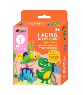 Kit de Costura My First Charm Nivel 1 Dino Friends Avenir