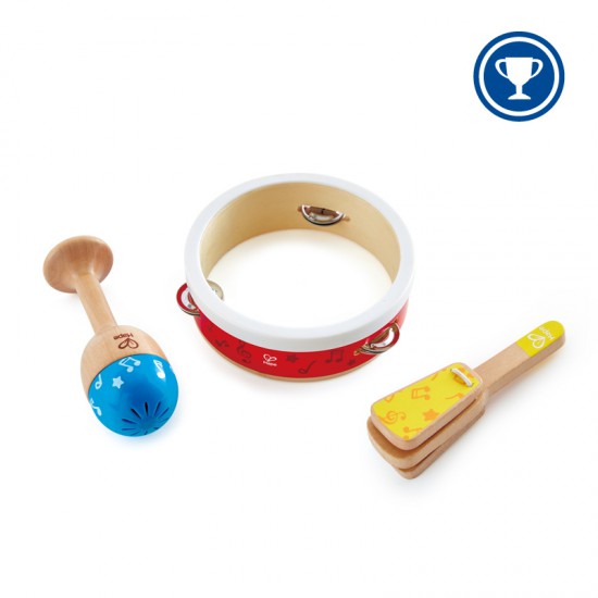Set de Percusión de 3 Piezas de Juguete Hape