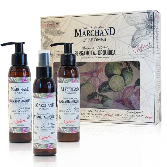 Coffret Special Trío Toilett Marchand D Aromes Bergamota y Orquídea