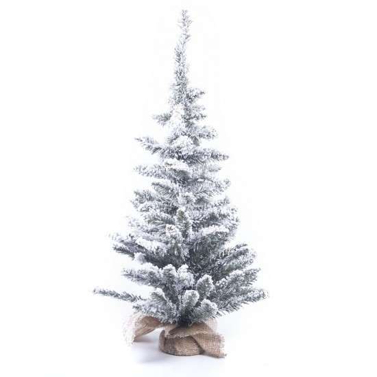 Árbol de Navidad 90 cm Table Tree Flock Alparamis
