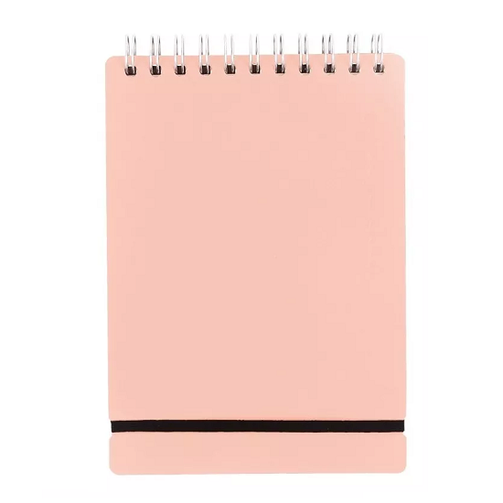 Anotador Studio A5 Liso De Cuero Reciclado Rosa