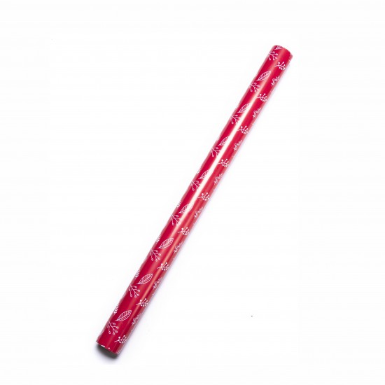 Papel de Regalo Hojas Rojo x 2