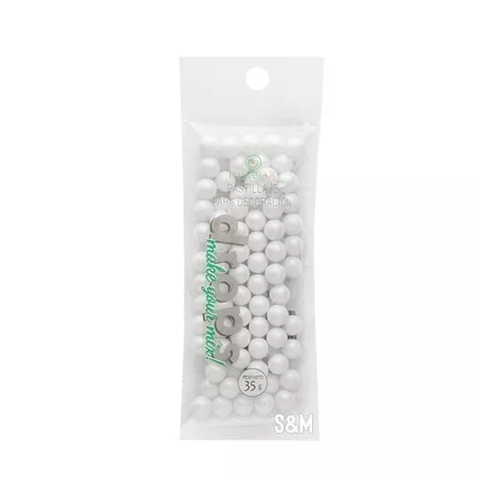 Drops Sprinkles Comestibles Maxi Perlas Blancas 30g Pastelar