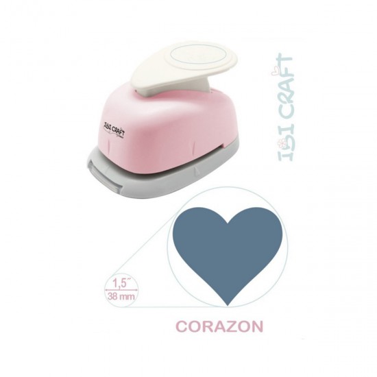 Perforadora Artística 38 mm Corazón Ibicraft