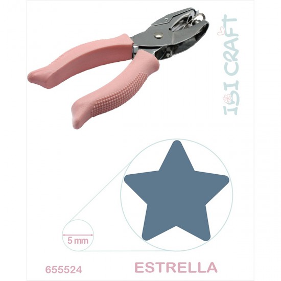 Perforadora Pinza Estrella 5 mm Ibicraft