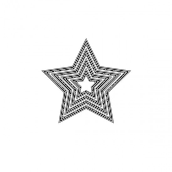 Troquel de 3 pulg Estrellas Ibicraft