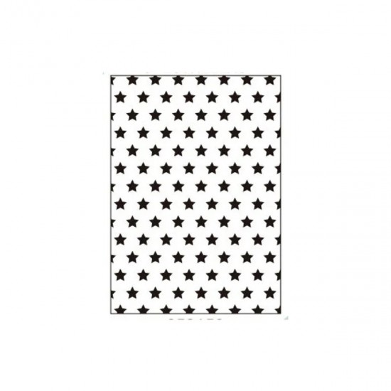 Plantilla de 5 pulg Texturado 2D Estrellas Ibicraft