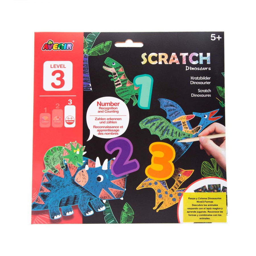 Scratch Art Nivel 3 Dinosaurs Avenir