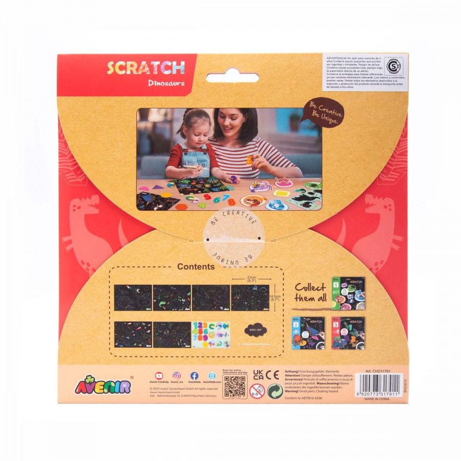 Scratch Art Nivel 3 Dinosaurs Avenir