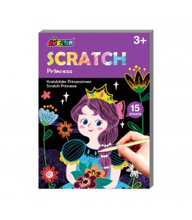 Mini Scratch Book Princesas Avenir