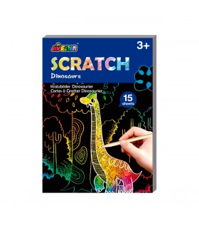 Mini Scratch Book Dinosaurios Avenir