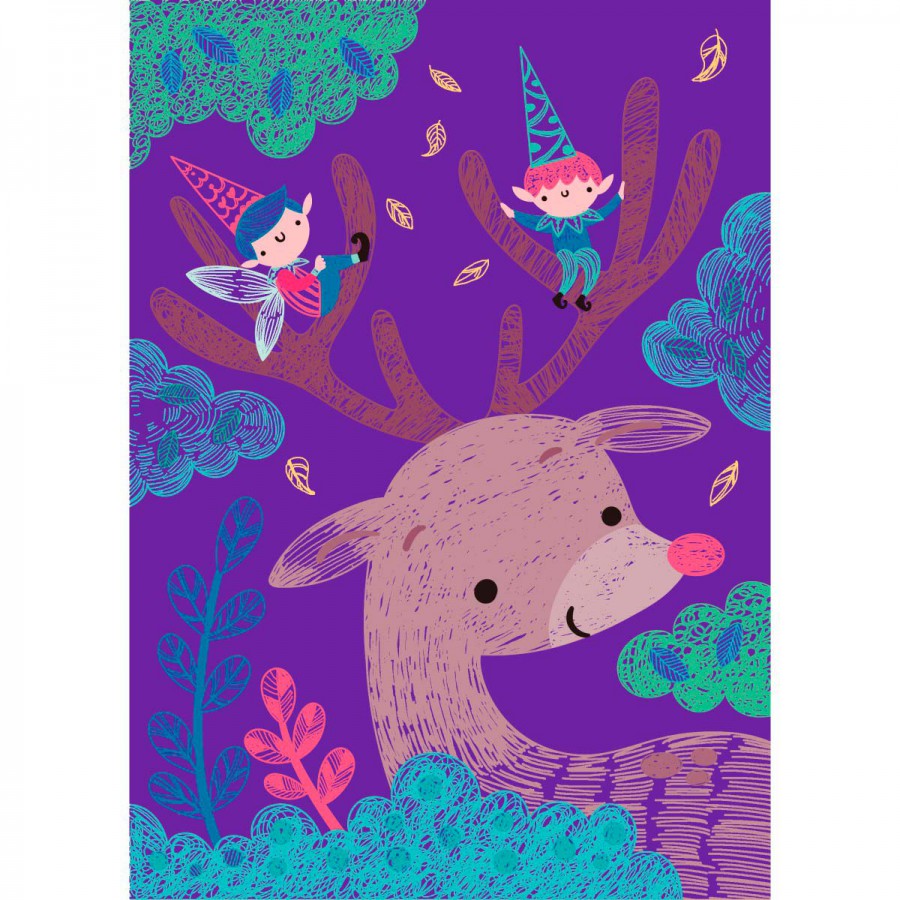 Scratch Book A5 Duendes en el Jardín Avenir