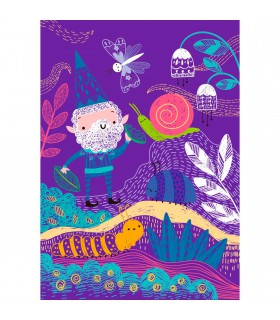 Scratch Book A5 Duendes en el Jardín Avenir