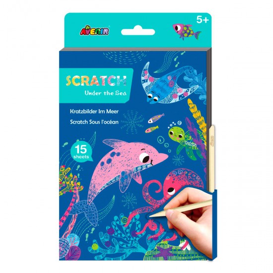 Scratch Book A5 Bajo el Mar Avenir
