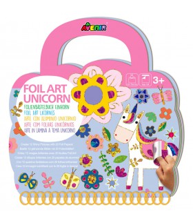 Libro Foil Art Unicornio Avenir