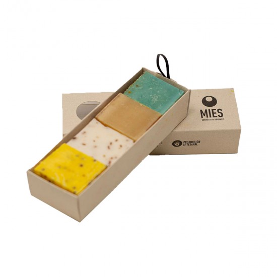 Caja de 4 Jabones Surtidos de 230 g Mies