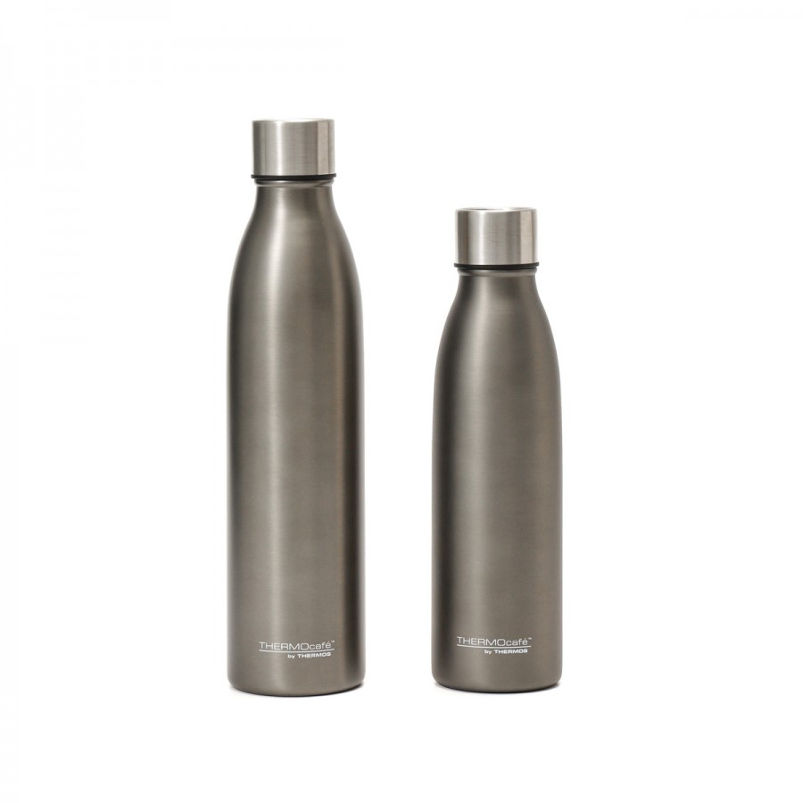 Botella Térmica 750 ml con Tapa a Presión Thermos Gris