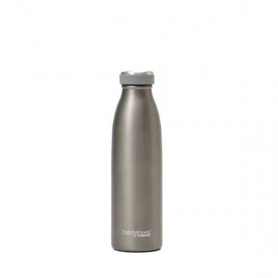 Botella Térmica 500 ml con Tapa a Rosca Thermos Gris