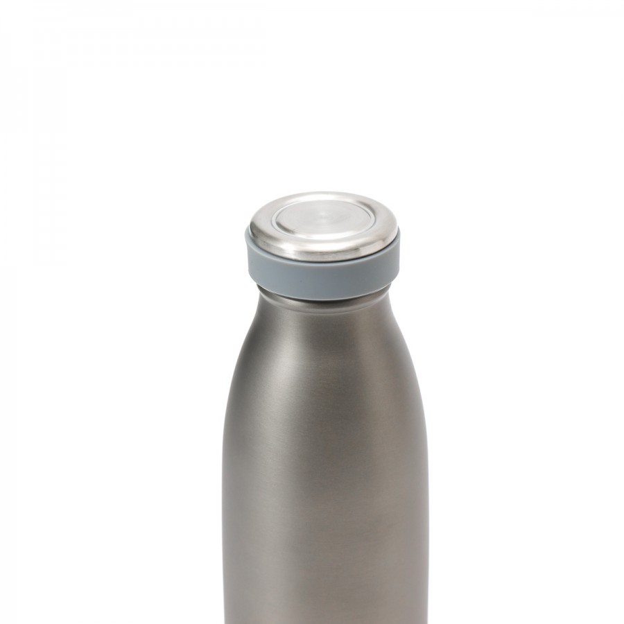 Botella Térmica 500 ml con Tapa a Rosca Thermos Gris