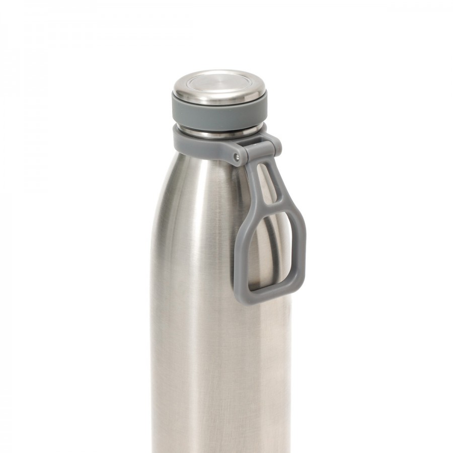 Botella Térmica 750 ml con Tapa a Rosca y Manija Thermos Acero