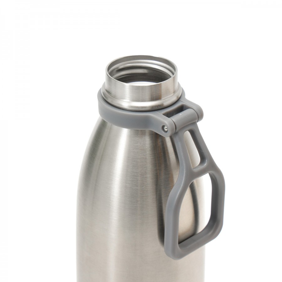 Botella Térmica 750 ml con Tapa a Rosca y Manija Thermos Acero