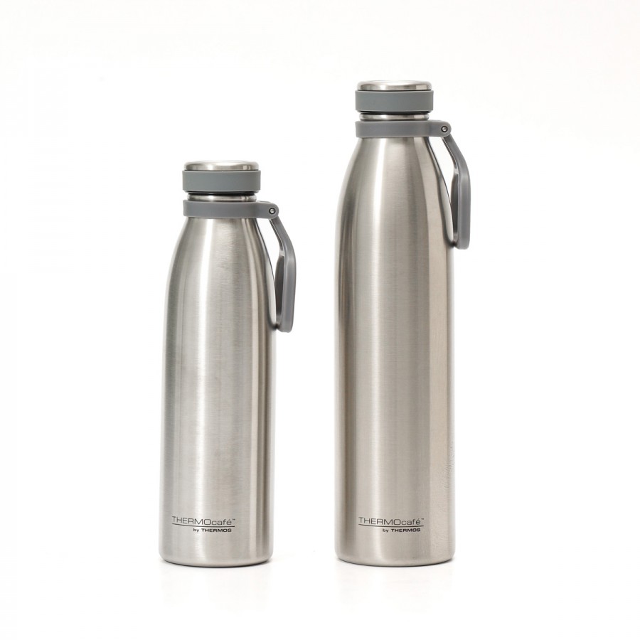 Botella Térmica 750 ml con Tapa a Rosca y Manija Thermos Acero